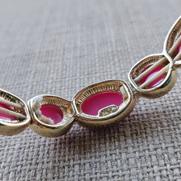 Women Bracelet Pink/Gold Fashion Jewelry Wrist Band Adjustable - Picture 7 of 7